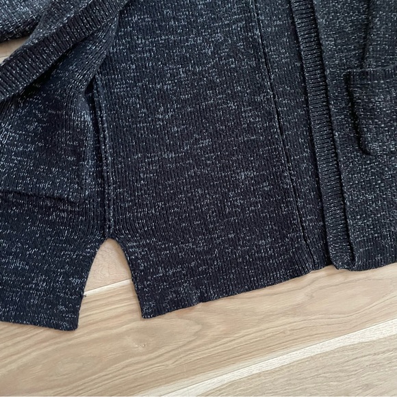 ROOTS Knit Cardigan Black w/Pockets - Picture 5 of 8